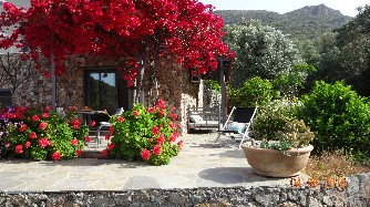 Terrace with view to the sea